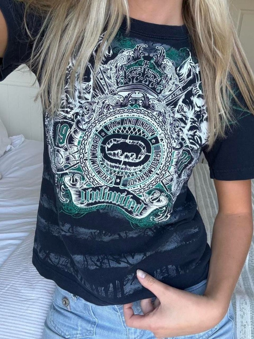 90's y2k ecko baby tee